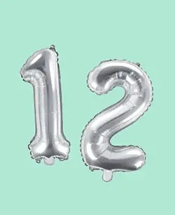 NUMBER FOIL BALLOONS