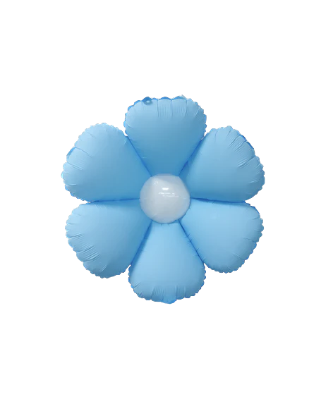 DECO FLOWER BABY BLUE 24IN BY DECOCHAMP